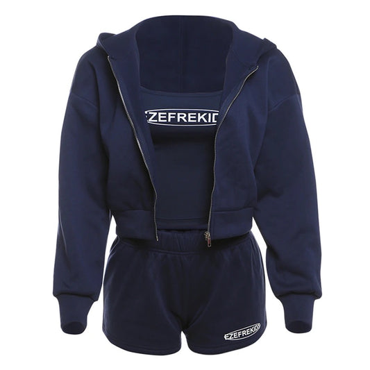 Navy blue tracksuit