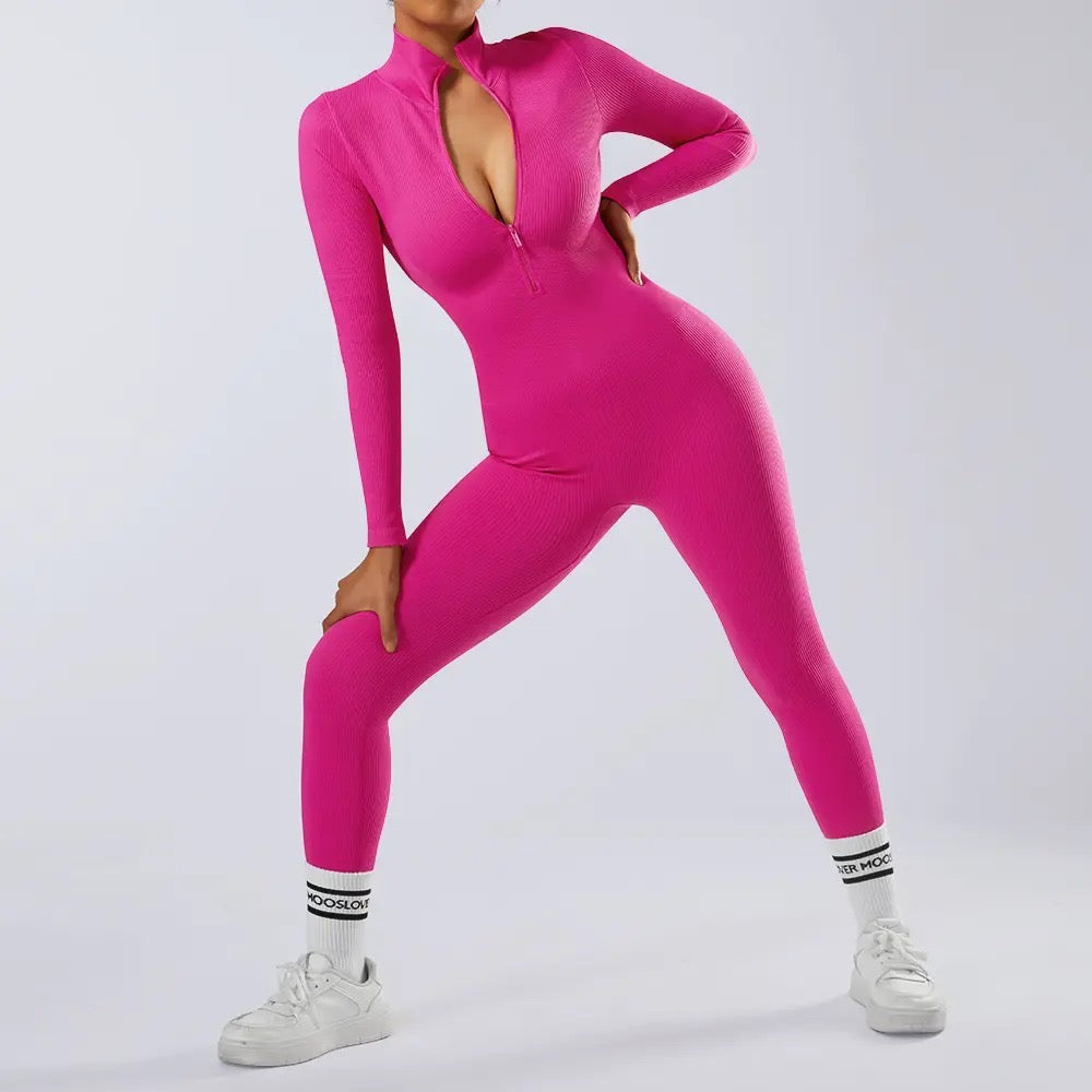 Stretchy fitted jumpsuit