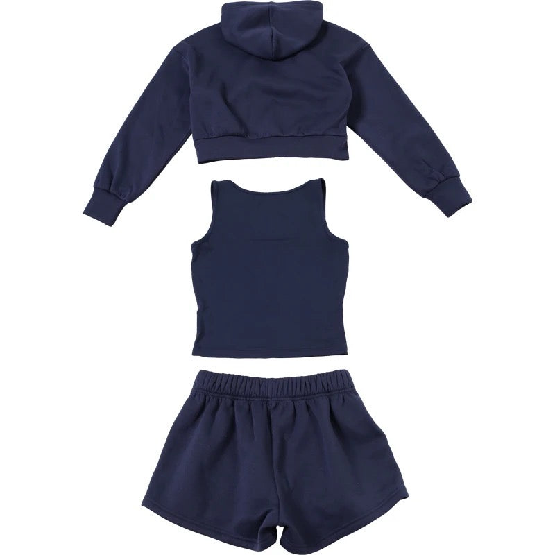 Navy blue tracksuit
