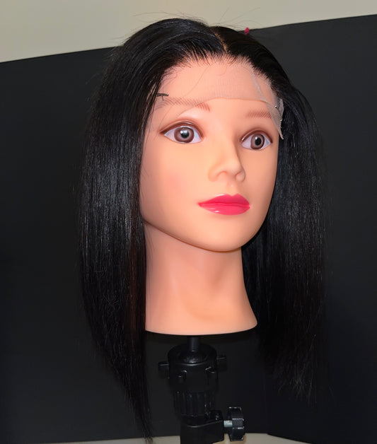 “12” inch Virgin human hair bob wig