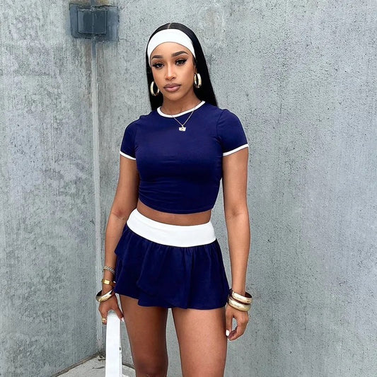 Casual Athletic skirt set